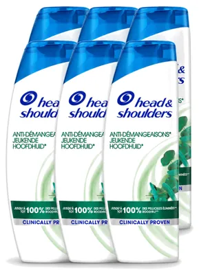 Obrázek produktu pro 6 x Šampon Head & Shoulders proti lupům, pro svědění pokožky hlavy, objem 285 ml - výhodná balení - 6 kusů