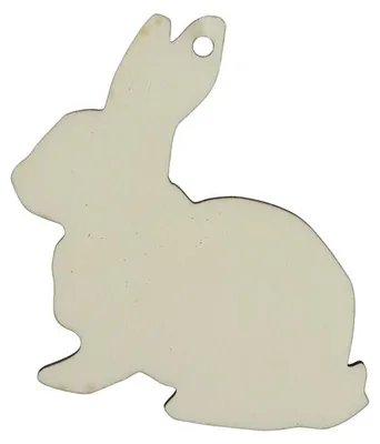 Produktbild von Sitzender Hase aus Holz