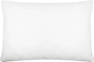 A white pillow on a white background.