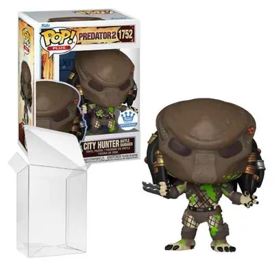 Obrázok produktu pre Funko Pop! PLUS Filmy: Predátor 2 – City Hunter s poškodením z boja #1752 Exkluzívne v obchode Funko