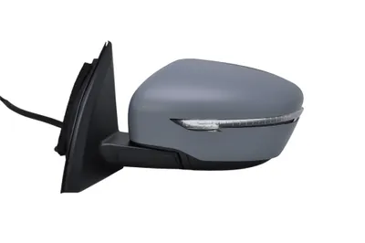 Immagine prodotto di Specchietto retrovisore esterno sinistro BILMAX di ricambio per Nissan Qashqai J11 (2014-2020): regolabile elettricamente, riscaldato, con indicatore di direzione, ripiegabile elettricamente, con primer