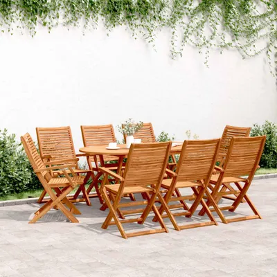 Immagine prodotto di vidaXL Sedie da giardino 8 pz. Pieghevoli 57x66x95 cm in legno massiccio di acacia