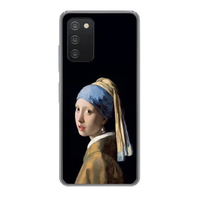 Produktbild von MuchoWow® Handyhülle Schutzhülle Hülle für Samsung galaxy a73 Mädchen mit Perlenohrring - Vermeer - Kunst Silikon Softcase Handy Hülle - Handyhülle