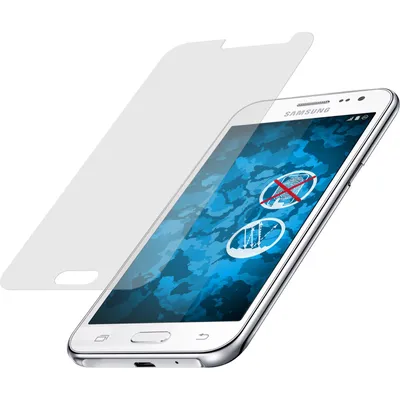 Produktbild von 4er-Pack PhoneNatic Displayschutzfolien matt  kompatibel mit Samsung Galaxy J2 (2015)