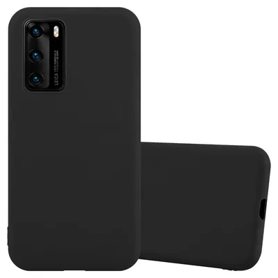 Obrázok produktu pre Cadorabo puzdro pre Huawei P40 ochranné puzdro v čiernej farbe puzdro na mobilný telefón TPU silikónový kryt