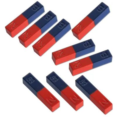 Produktbild von Stabmagnete-Set, Schulmagnete, Schülermagnete, 10 Stück-Wiemann Lehrmittel