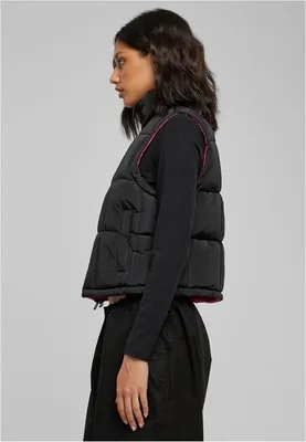 Immagine prodotto di Urban Classics - Gilet reversibile da donna nero/fucsia - S
