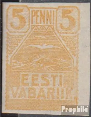 Produktbild von Briefmarken Estland 1919 Mi 5 (kompl.Ausg.) gestempelt Freimarken: Möwen