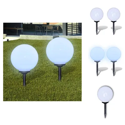 Zdjęcie produktu dla vidaXL Oświetlenie ścieżki 2 szt. LED 30 cm z kolcem - Oświetlenie zewnętrzne