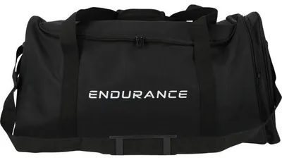 Obrázek produktu pro Sportovní taška Endurance Lanakila o objemu 60 litrů, černá, s vnější kapsou a nastavitelným popruhem přes rameno