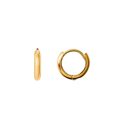 Produktbild von Xenox XG9K6006G Creolen Ohrringe Damen Fine Klassisch Klein Gelbgold 375/- Ø 8 mm