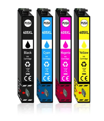 Produktbild von 405XL Druckerpatronen 4er Multipack kompatibel für Epson Nr.405 405XL Epson WorkForce Pro WF-3820DWF, Pro WF-3825DWF, Pr