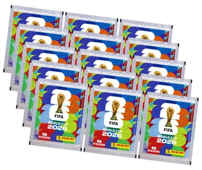 Produktbild von Fifa World Cup 2026 Sticker - WM Sammelsticker - 15 Tüten