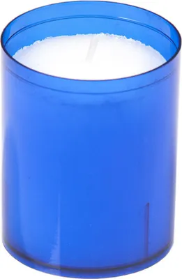 Produktbild von Sovie® Refill Kerzen in Blau 24 Stück im Tray - Brenndauer ca. 24 Stunden - Teelichter