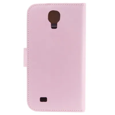 Produktbild von Leder Handyhülle für Samsung Galaxy S4 Rosa Schutzhülle Schutz 4250710503803