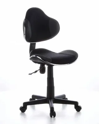 Produktbild von hjh OFFICE 634120 Kinder Schreibtischstuhl KIDDY GTI-2 Stoff Schwarz/Grau ergono