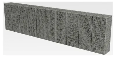 Produktbild von Gabionenwand mit Deckel 600x50x150cm Steingabionen