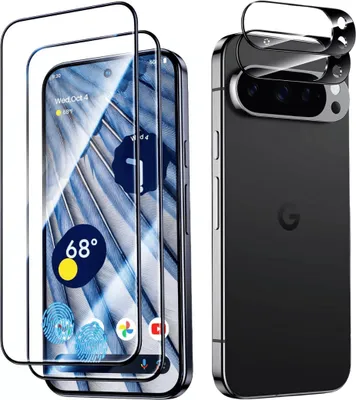 Produktbild von 2X Schutzglas für Google Pixel 9 Pro Panzerfolie Display Kamera Full 9H Hartglas