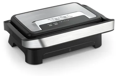Image de TEFAL Gril de contact/Gril à panini 1000 W 23 x 14,5 cm antiadhésif si-sw