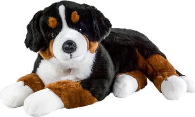 Produktbild von Berner Sennenhund groß liegend 90 cm Kuscheltier Hund