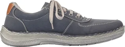 Produktbild von Rieker Herren Halbschuh Sneaker Schnürschuh 03030, Größe:42 EU, Farbe:Blau