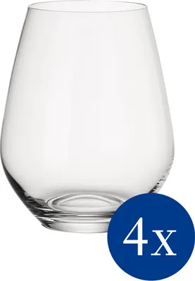 Obrázok produktu pre Villeroy & Boch 1172098140, Priehľadná, Sklo, 4 kusov, Kolo, Vymazať, 420 ml