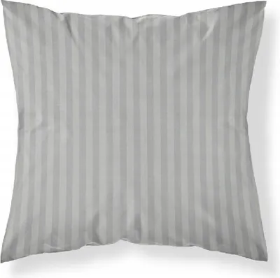 Zdjęcie produktu dla Poszewka na poduszkę, poszewka do spania, adamaszek, 100% bawełna, paski 40x40 szara