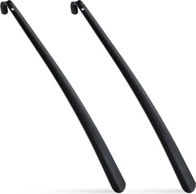 Produktbild von Lange Schuhlöffel aus Metall, 2er-Set