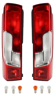 Immagine prodotto di Fari laterali sinistro e destro, con lampadine compatibili, per Fiat Ducato 250 251, dal 06/2014, marca Johns