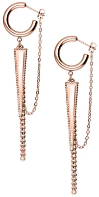 Produktbild von Wildcat Ohrstecker - Little rockin´Triangle Earstuds - Roségold - Chirurgenstahl 316L - wasserfest, langlebig, hautverträglich, Roségold