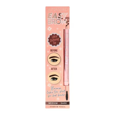 Obrázok produktu pre Sunkissed Easy Brow Ceruzka na obočie 0,1 g - stredná/tmavá
