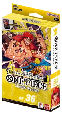 Immagine prodotto di Mazzo di partenza One Piece Card Game ST-36 Giallo Eustass "Captain" Kid