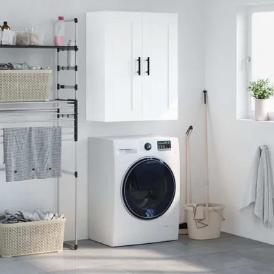 Immagine prodotto di vidaXL Armadio a muro Bianco 69,5x34x90 cm Materiale a base di legno