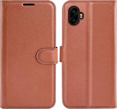 Produktbild von Samsung Galaxy Xcover 7 Pro Hülle - Coverup Klapphülle - Braun