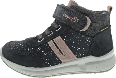 Zdjęcie produktu dla Superfit Merida 0091842000 Niskie buty dziewczęce sznurowane, szary/różowy, skóra, NOWOŚĆ - buty dziecięce Sznurowane buty dziecięce rozmiar 18 - 42, szary, skóra/efekt skóry (welur)