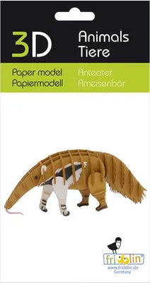 Image de 3D Animaux Modèle en papier - Fourmilier