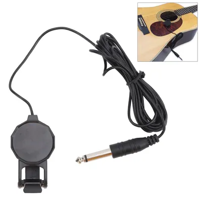 Produktbild von Clip-On-Tonabnehmermikrofon Piezo für Violine, Akustikgitarre, Ukulele – Musikinstrumentenzubehör