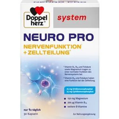 Imagen del producto de Doppelherz Neuro Pro, sistema en cápsulas, 30 unidades