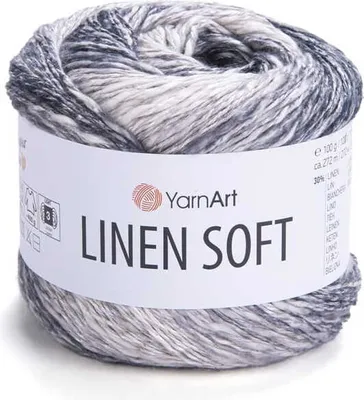 Obrázek produktu pro Lněná příze Soft 4 x 100 g 7406
