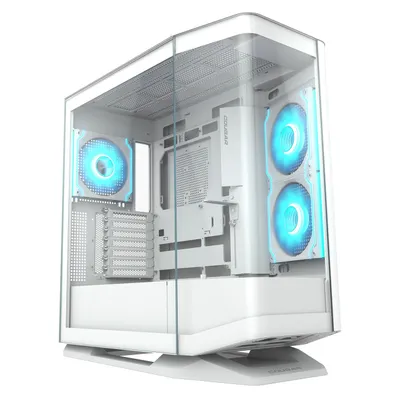 Produktbild von COUGAR FV270, Midi-Tower, ohne Netzteil, USB/Audio, ATX, 1x USB-C Gen 2, 2x USB 3.0, weiß