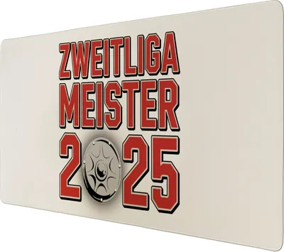 Produktbild von Köln Zweitliga Meister 2025 Schreibtischunterlage 69x31cm XXL Mauspad mit