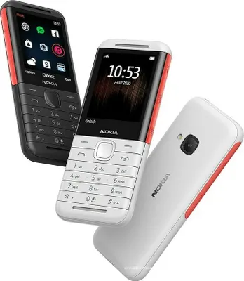 Obrázek produktu pro Nokia 5310 (2020) – mobilní telefon, bílá/červená barva (bez zámku operátora), podpora dvou SIM karet
