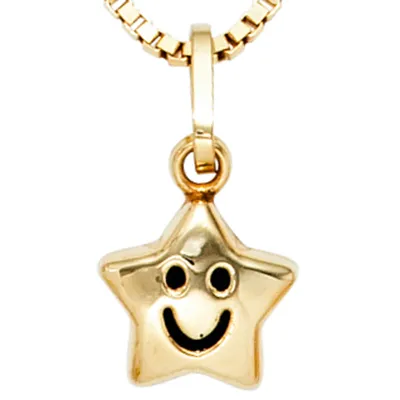 Produktbild von JOBO Kinder Anhänger Stern 333 Gold Gelbgold