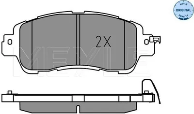 Produktbild von MEYLE 025 222 3515 Bremsbeläge Vorne für MAZDA 2 Schrägheck (DL, DJ)