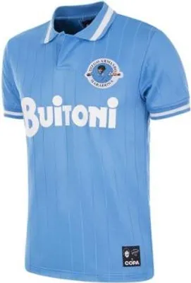 Zdjęcie produktu dla Koszulka piłkarska retro Maradona X COPA Napoli, sezon 1986-1987
