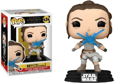 Obrázek produktu pro Funko POP Star Wars: SWEp9- Rey w/2 Light Sabers (434)
