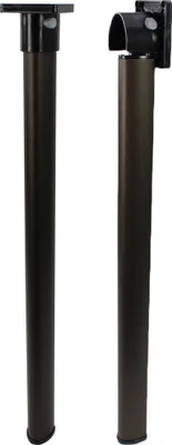 Immagine prodotto di Gamba del tavolo snodata Gamba di supporto per caravan camper barca alluminio 725 mm piano di articolazione marrone
