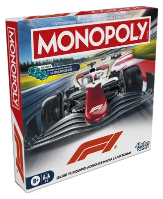 Obrázok produktu pre Hasbro, spoločenská hra Monopoly, motívy Formula 1, viacfarebná, pre deti, viacfarebná, univerzálna veľkosť