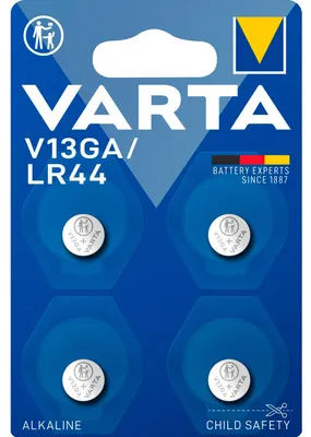 Produktbild von VARTA Knopfzelle Alkaline Special V13GA, Batterie, (4 Stück)