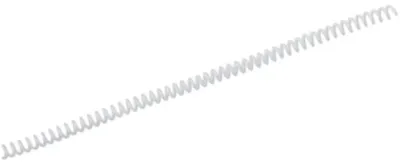Produktbild von GBC ColourCoil Binderücken, 4:1-Teilung, weiß, 10mm (100), Weiß, 1 cm, 157 mm